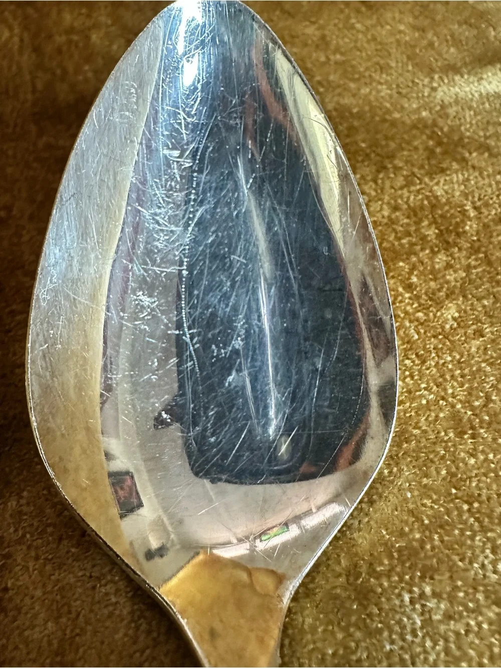 Vintage 60s Oneida Community Flight Serving Spoons Pair - Silver Plated